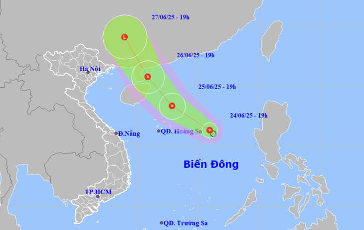 áp thấp nhiệt đới - Ảnh 1.
