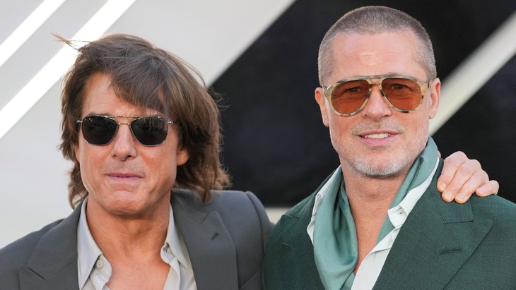 Bộ đôi siêu sao Brad Pitt - Tom Cruise sau 24 năm - Ảnh 1. Brad Pitt - Ảnh 1.