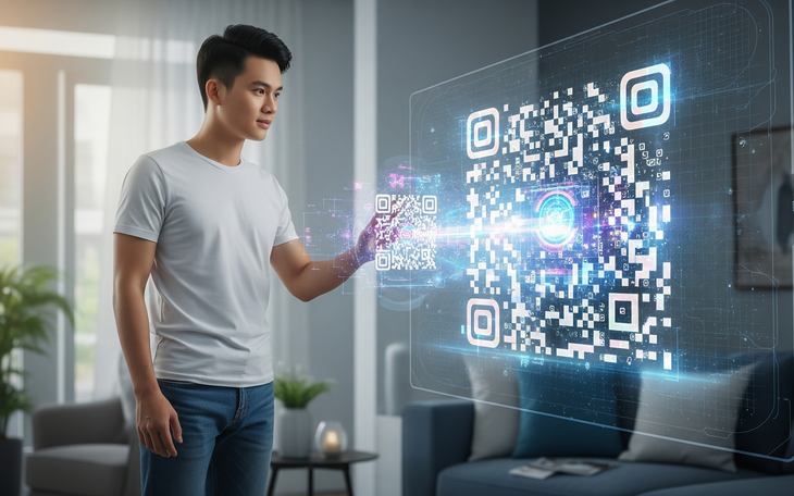 Các nhà khoa học tạo ra mã QR nhỏ nhất thế giới, mắt thường không thể thấy - Ảnh 2.