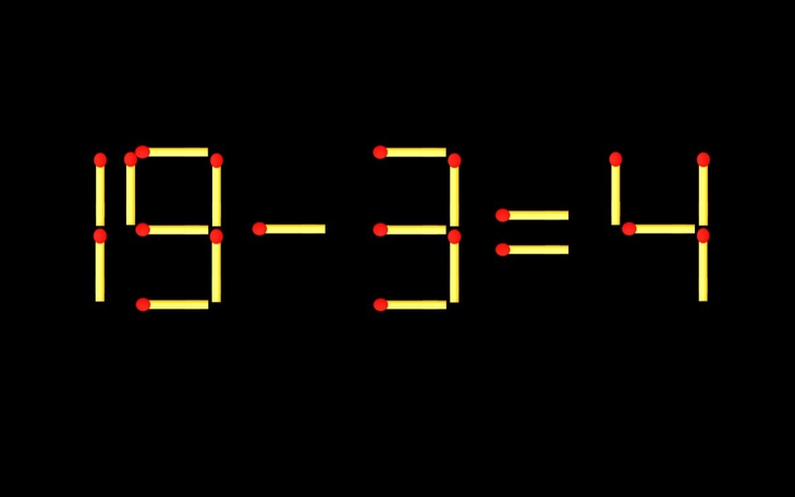 Thử tài IQ: Di chuyển một que diêm để 19=09 thành phép tính đúng - Ảnh 7.