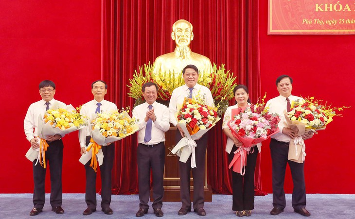 Phú Thọ chia tay cán bộ thôi không tham gia Ban Chấp hành Đảng bộ tỉnh - Ảnh 3.