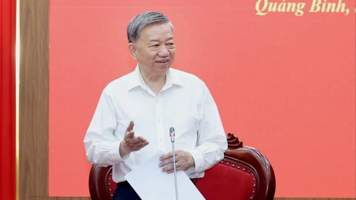 Tổng Bí thư Tô Lâm: Hợp nhất Quảng Bình - Quảng Trị không chỉ là bước đi hành chính - Ảnh 1.
