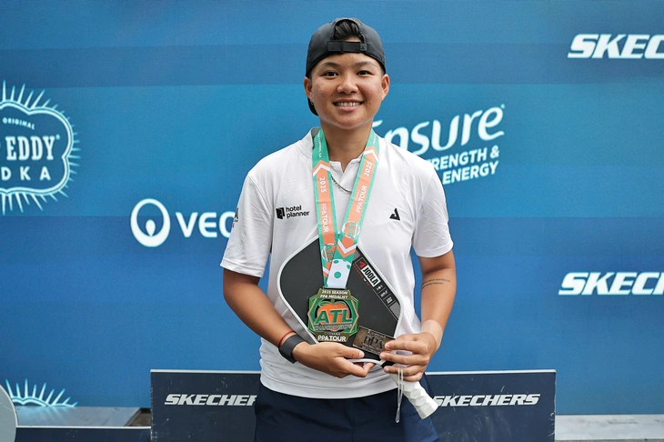 Pickleball Việt Nam có tay vợt nữ leo lên hạng 7 châu Á - Ảnh 1.