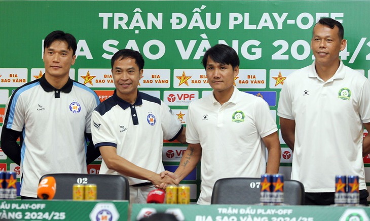 HLV Đà Nẵng, Bình Phước nói gì trước trận play-off 'sinh tử'? - Ảnh 1.