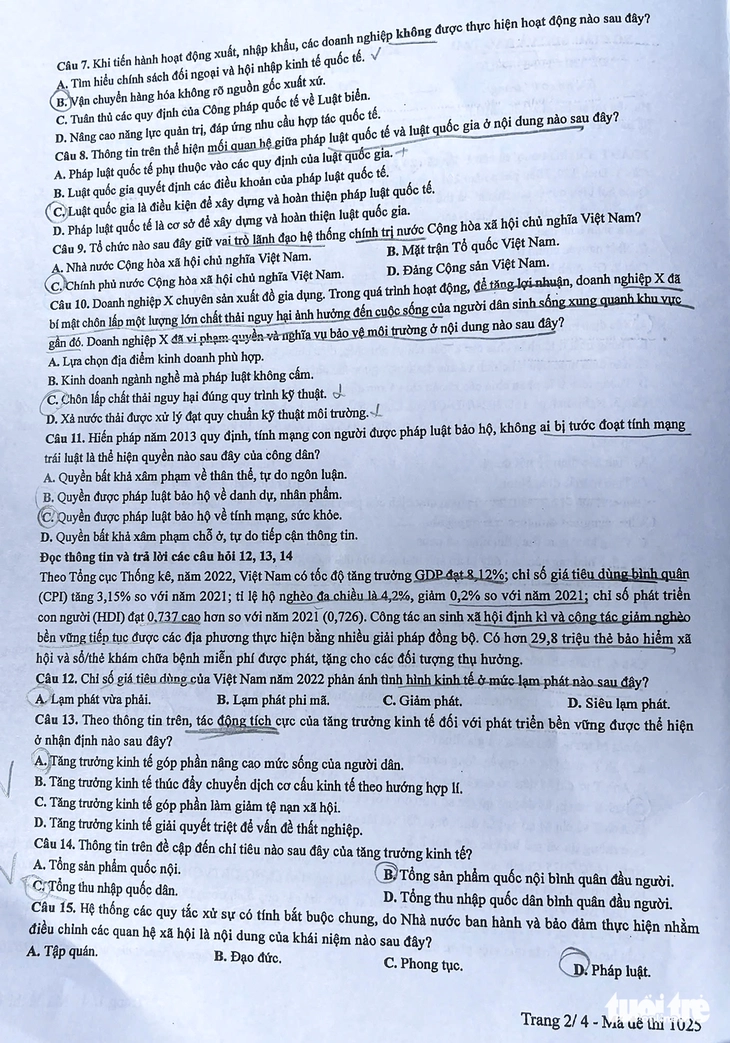 giáo dục kinh tế và pháp luật - Ảnh 2.
