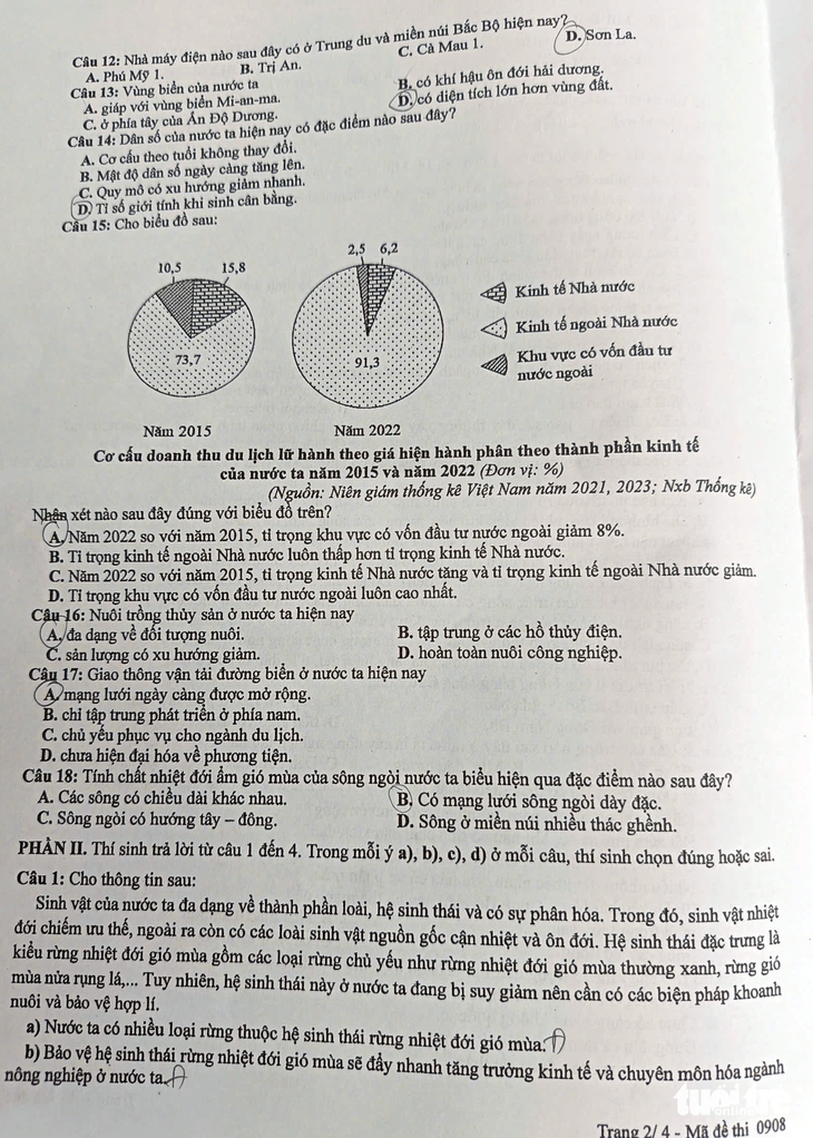môn địa lý - Ảnh 2.