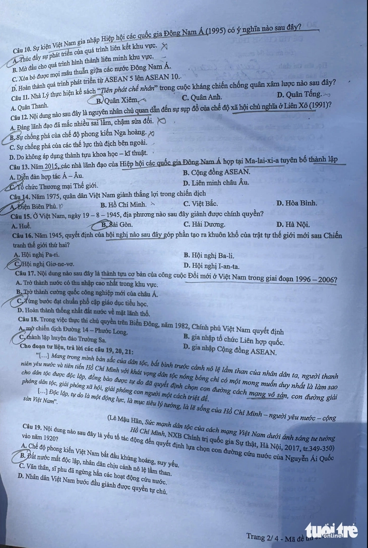 môn lịch sử - Ảnh 2.