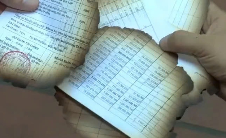 đốt tài liệu - Ảnh 1.