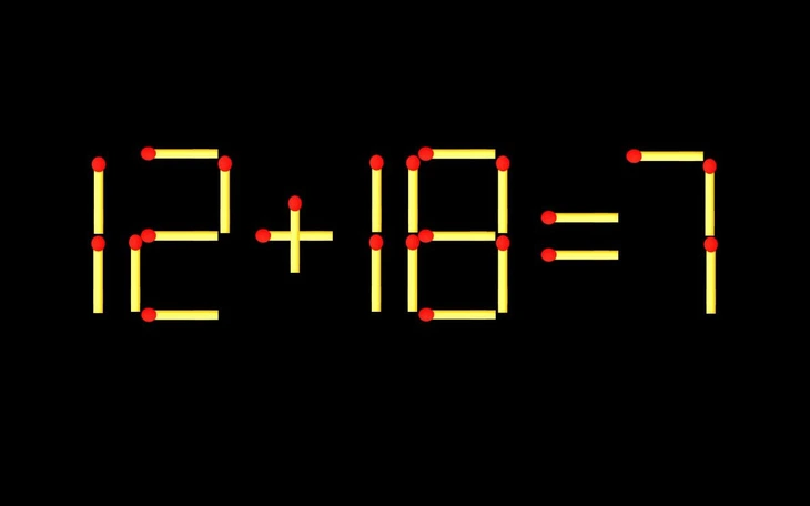 Thử tài IQ: Di chuyển một que diêm để 1-8=77 thành phép tính đúng - Ảnh 7.