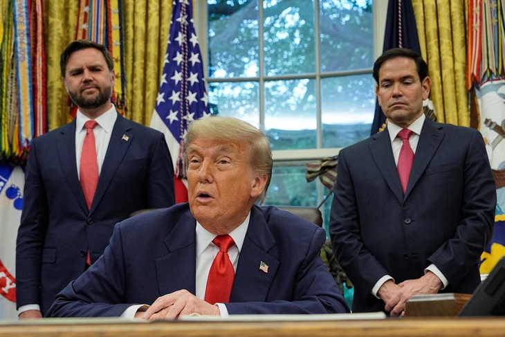 Ông Trump: Mỹ có thể tùy ý kéo dài hoặc rút ngắn thời hạn áp thuế - Ảnh 1. Ông Trump: Mỹ có thể tùy ý kéo dài hoặc rút ngắn thời hạn áp thuế - Ảnh 1.