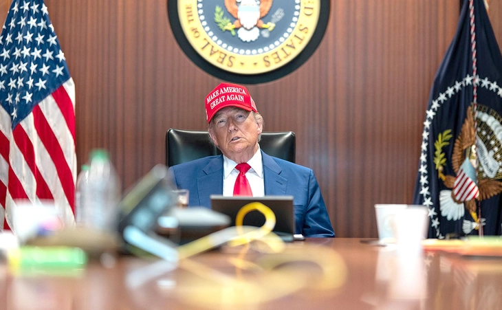 Học thuyết Trump nhìn từ cuộc chiến Iran - Ảnh 1. Trump - Ảnh 1.