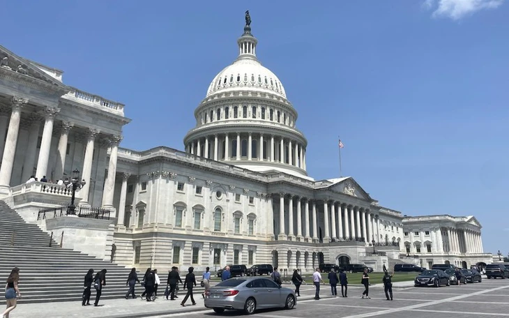 Thư ký Nhà Trắng Karoline Leavitt bị chỉ trích nói ông Trump sáng tạo ra khẩu hiệu xưa - Ảnh 3.