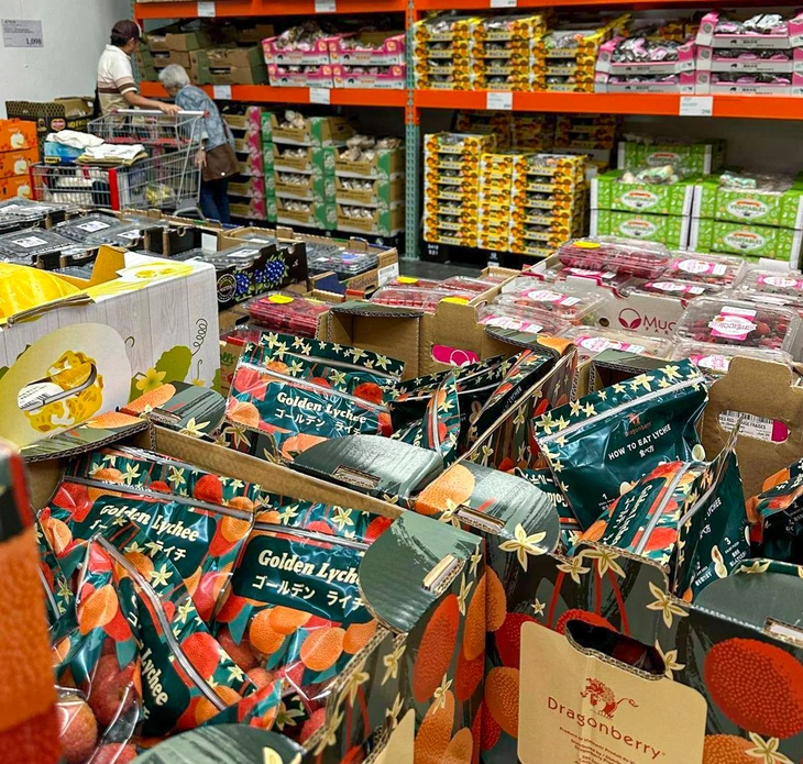 Vải thiều Bắc Giang xuất hiện tại Costco - "người khổng lồ" bán lẻ nước Mỹ - Ảnh 2. Vải thiều Bắc Giang xuất hiện tại Costco - 'người khổng lồ' bán lẻ nước Mỹ - Ảnh 2.