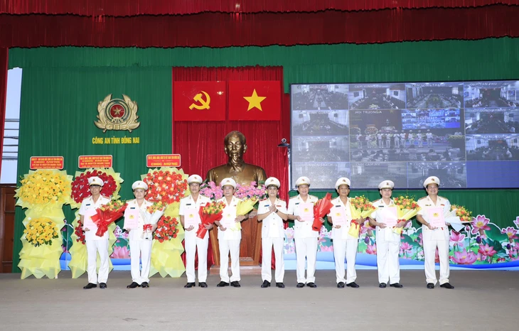 Sau sáp nhập, Công an tỉnh Đồng Nai có 8 phó giám đốc - Ảnh 1.