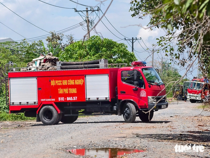 Cháy tại công ty gần Khu công nghiệp Tân Phú Trung, Củ Chi - Ảnh 7.