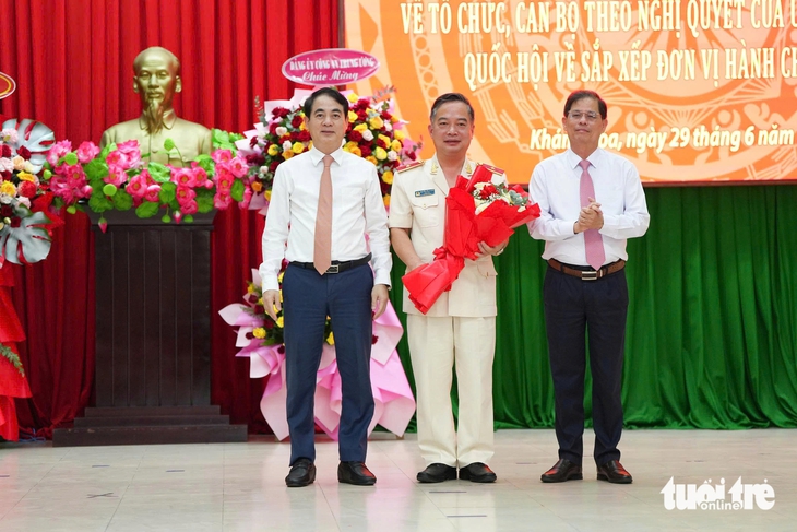 Sau sáp nhập, Khánh Hòa có 8 phó giám đốc công an tỉnh - Ảnh 1. Tỉnh Khánh Hòa mới có 8 phó giám đốc công an tỉnh - Ảnh 1.