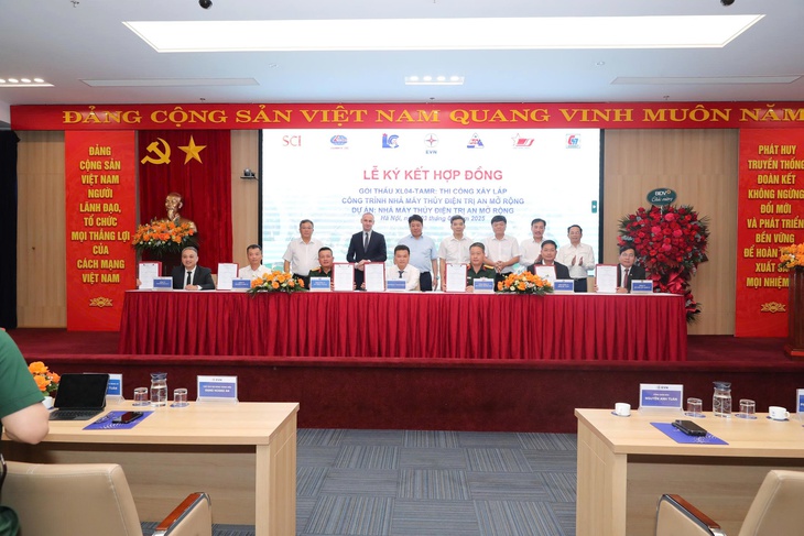 Ký kết gói thầu 1.451 tỉ đồng triển khai nhà máy thủy điện Trị An mở rộng - Ảnh 1.