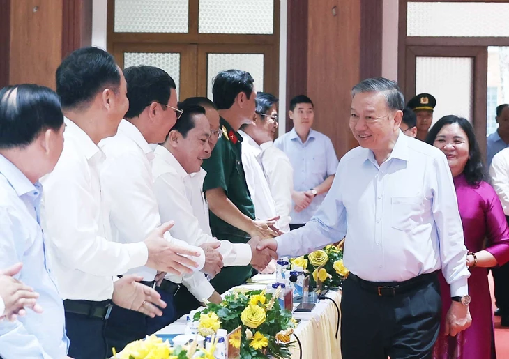 Tổng Bí thư Tô Lâm: Hợp nhất 3 tỉnh Vĩnh Long - Bến Tre - Trà Vinh là lựa chọn có tính đột phá - Ảnh 2. Tổng Bí thư Tô Lâm - Ảnh 2.