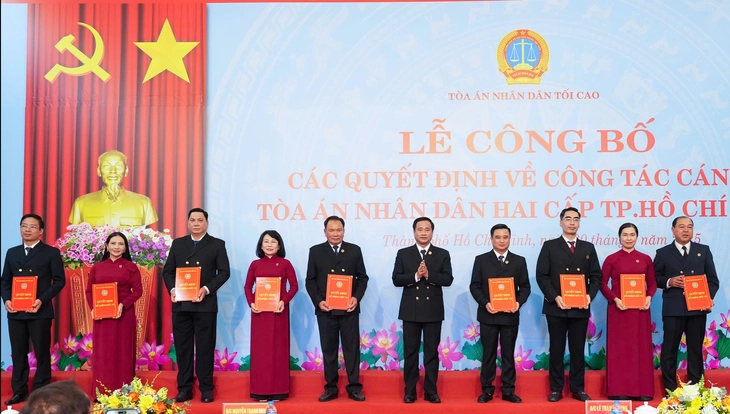 TAND TP.HCM có Chánh án và 9 Phó chánh án - Ảnh 1. TAND TP.HCM có chánh án và 9 phó chánh án - Ảnh 1.