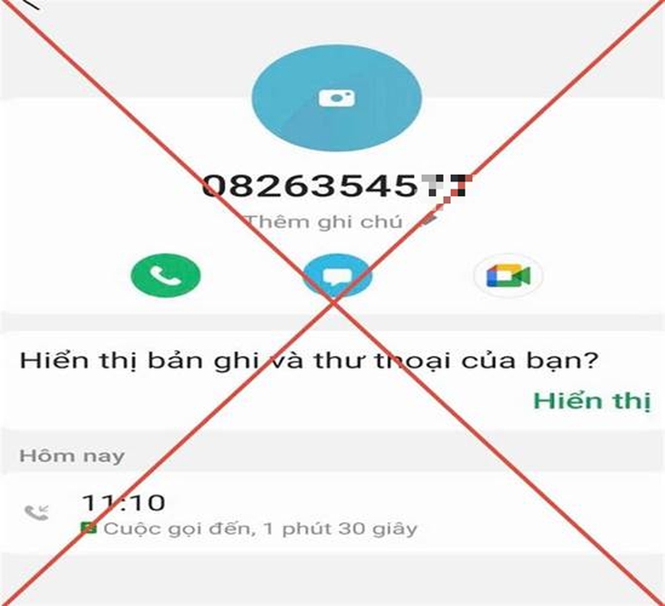 Giả danh lãnh đạo Công an tỉnh Long An gọi mời làm việc để lừa đảo - Ảnh 1.