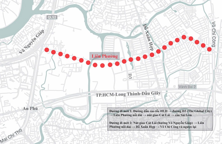 Lối đi mới tránh kẹt xe An Phú: Xuyên khu đô thị The Global City, nối cao tốc và Cát Lái - Ảnh 1. An Phú - Ảnh 2.
