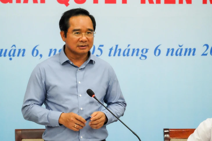 Dự án cải tạo kênh Hàng Bàng qua quận 6 còn vướng 2 hộ dân sau chợ Bình Tây - Ảnh 3.