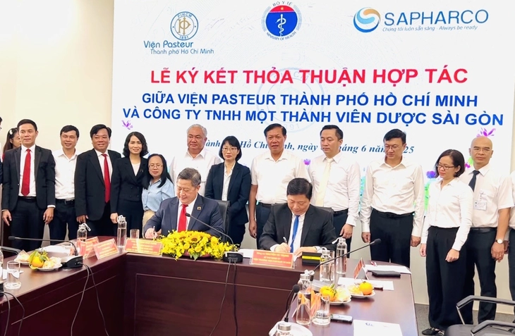 Ký kết hợp tác giữa Viện Pasteur TP.HCM và Công ty TNHH MTV Dược Sài Gòn: Lấy phòng bệnh là gốc - Ảnh 1.
