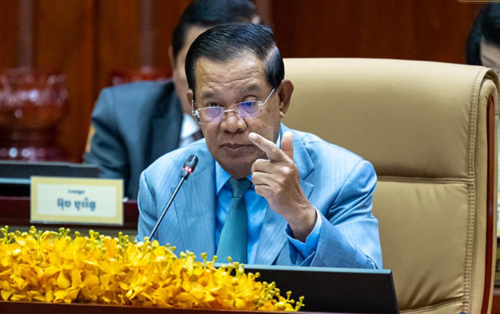 Ông Hun Sen kêu gọi người dân Campuchia kiềm chế trước Thái Lan Ông Hun Sen kêu gọi người dân Campuchia kiềm chế trước Thái Lan