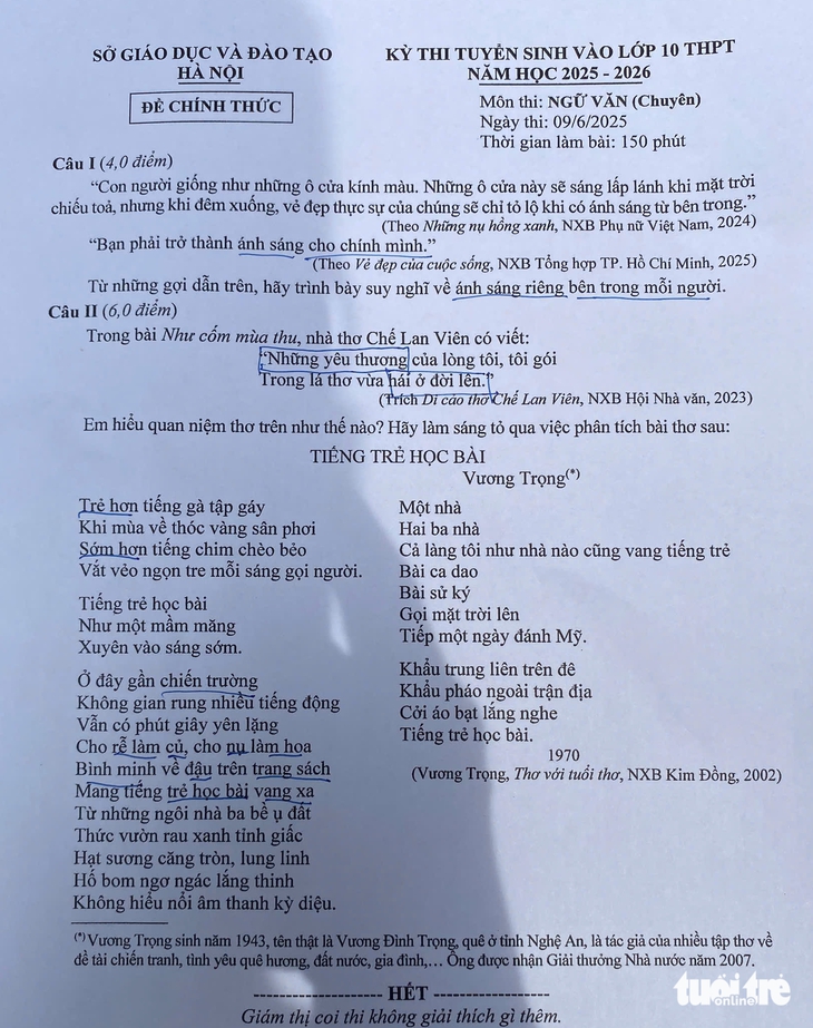 lớp 10 chuyên - Ảnh 3.