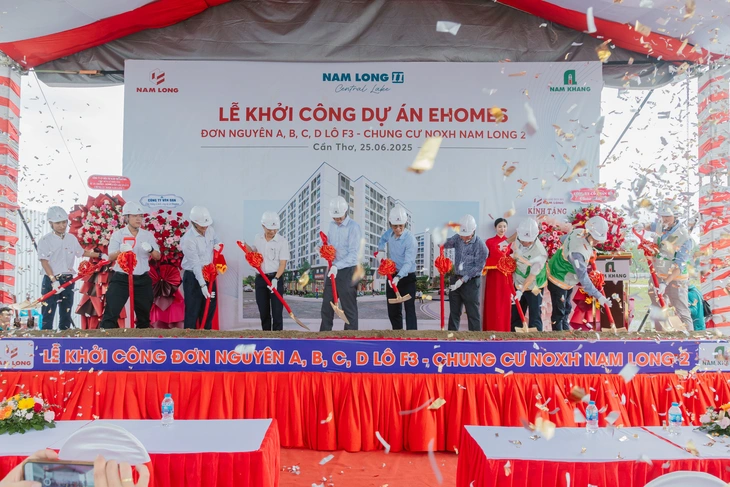 Nam Long khởi công 671 căn nhà ở xã hội EHomeS tại Cần Thơ - Ảnh 1.