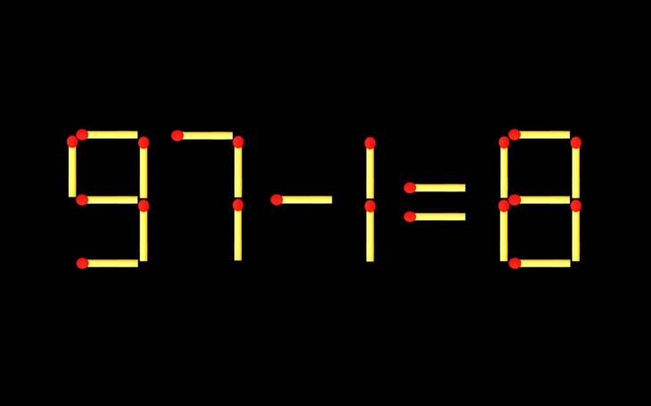Thử tài IQ: Di chuyển một que diêm để 19-6=3 thành phép tính đúng - Ảnh 8.