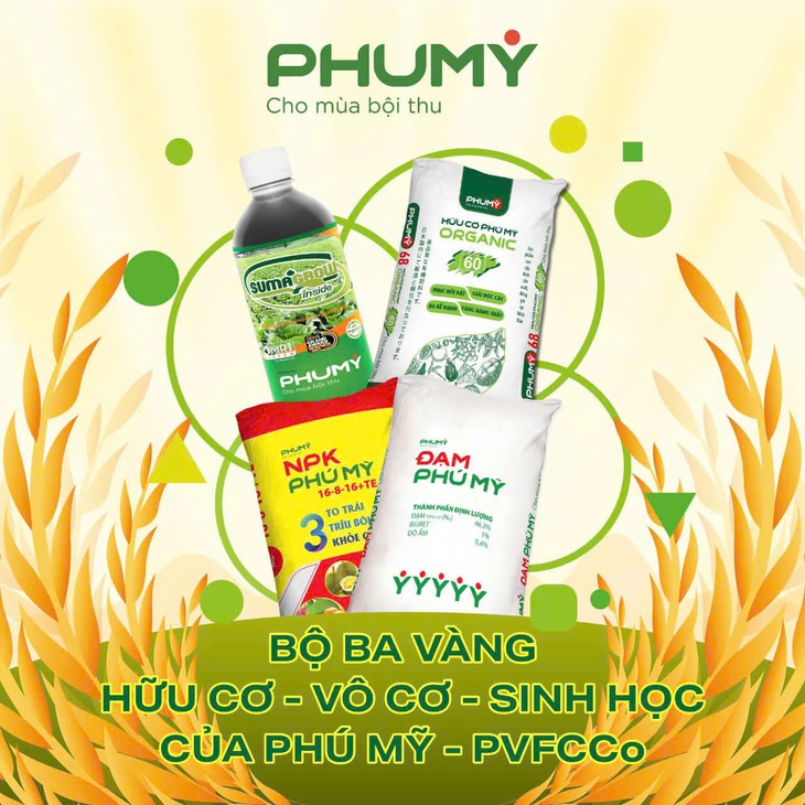 Bộ ba vàng vô cơ - hữu cơ - sinh học của Phú Mỹ - Ảnh 1.