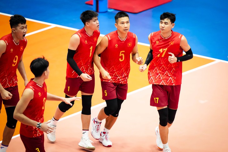 Bóng chuyền nam Việt Nam thắng trận đầu tiên ở SEA V.League sau 2 năm Bóng chuyền nam Việt Nam thắng trận đầu tiên ở SEA V.League sau 2 năm