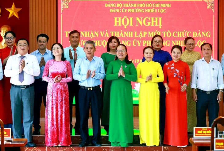 Phường Nhiêu Lộc ra mắt tổ chức Đảng và thành lập đơn vị sự nghiệp sau sáp nhập Phường Nhiêu Lộc ra mắt tổ chức Đảng và thành lập đơn vị sự nghiệp sau sáp nhập