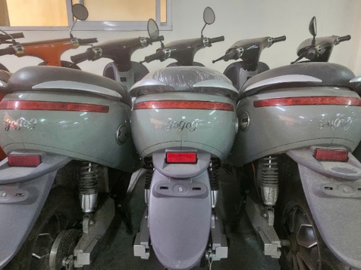 Phá đường dây sản xuất xe máy điện giả, kém chất lượng Phá đường dây sản xuất xe máy điện giả, kém chất lượng