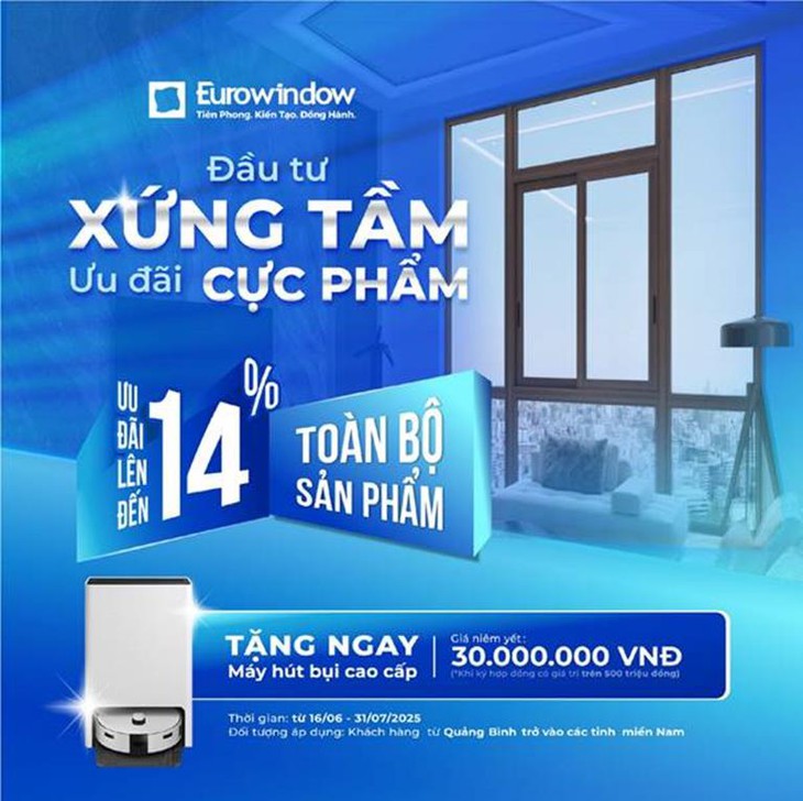 Ưu đãi tháng 7 dành cho khách hàng mua cửa Eurowindow - Ảnh 2.