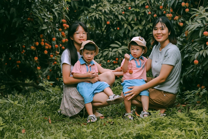 Chợ vải thiều ở Bắc Ninh 'gây sốt' nhờ bộ ảnh đẹp như phim trường - Ảnh 8. vải thiều - Ảnh 6.