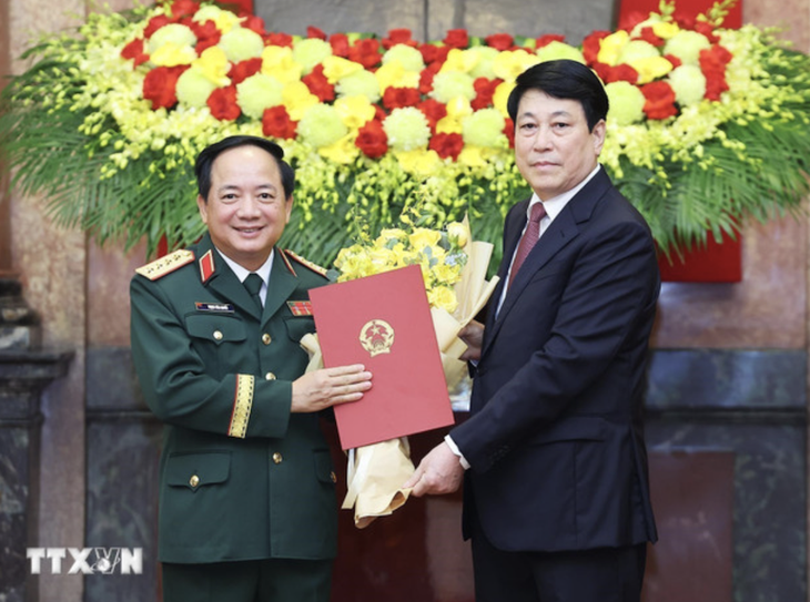 Thượng tướng Trịnh Văn Quyết được thăng quân hàm đại tướng - Ảnh 1.