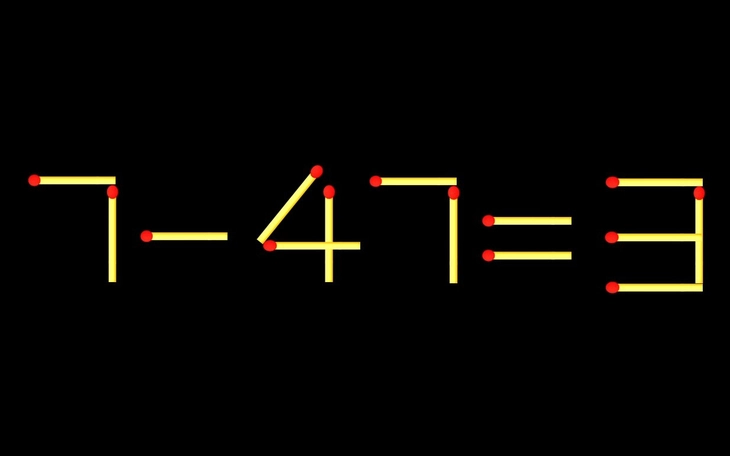 Thử tài IQ: Di chuyển một que diêm để 7-5=69 thành phép tính đúng - Ảnh 7.