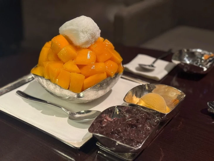 Bingsu, món đá bào tráng miệng 'đốn tim' người Hàn mỗi dịp hè - Ảnh 1. Bingsu - Ảnh 1.