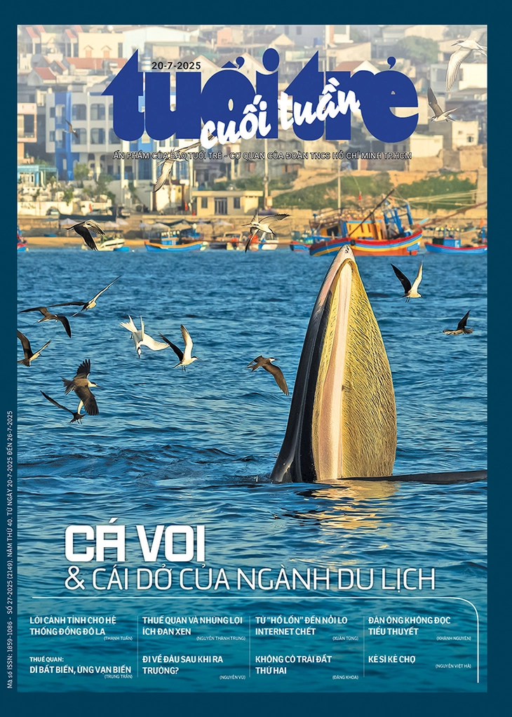 Tuổi Trẻ Cuối Tuần số 27-2025: Cá voi và cái dở của ngành du lịch - Ảnh 1.