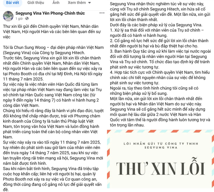 Công ty Hàn Quốc 'xin lỗi nhân dân Việt Nam', cam kết sa thải nhân viên đánh cô gái Việt - Ảnh 2.