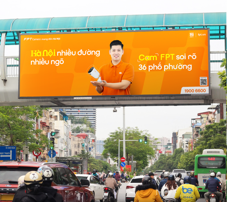 FPT ‘phủ cam’ toàn quốc: 1000 lời chào sáng tạo đậm bản sắc Việt - Ảnh 1.