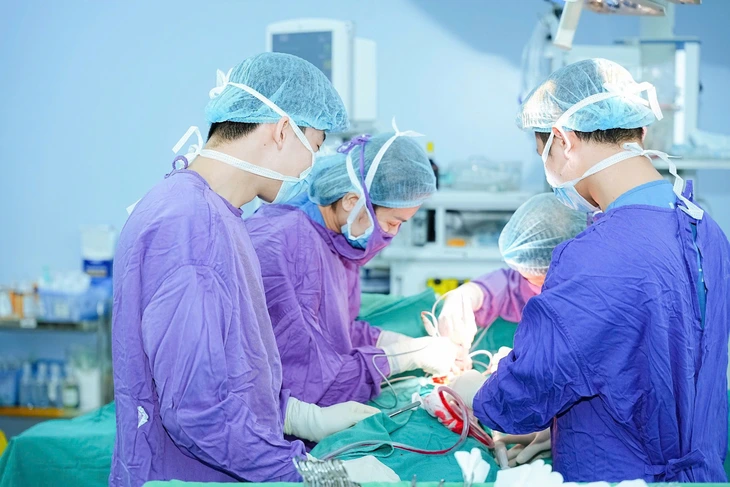 Cắt bỏ khối u buồng trứng 5kg đã hoại tử, cứu sống bệnh nhân 66 tuổi - Ảnh 1. u buồng trứng - Ảnh 1.