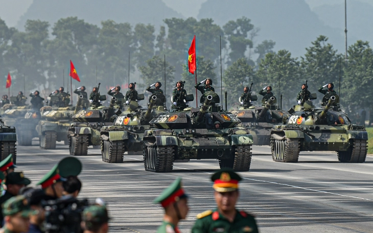 Mãn nhãn hình ảnh 15.600 chiến sĩ quân đội, công an trong buổi tổng hợp luyện diễu binh - Ảnh 23.