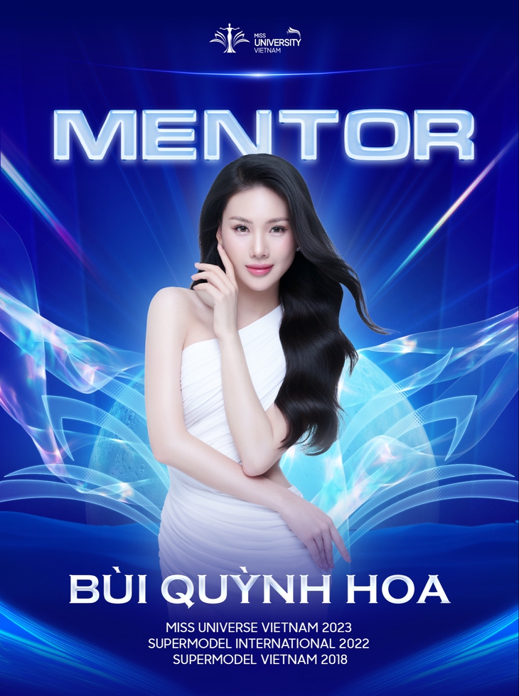 Bùi Quỳnh Hoa tái xuất, làm Mentor Hoa hậu sinh viên Việt Nam 2025 - Ảnh 1. Hoa hậu Bùi Quỳnh Hoa đắt show làm mentor - Ảnh 1.