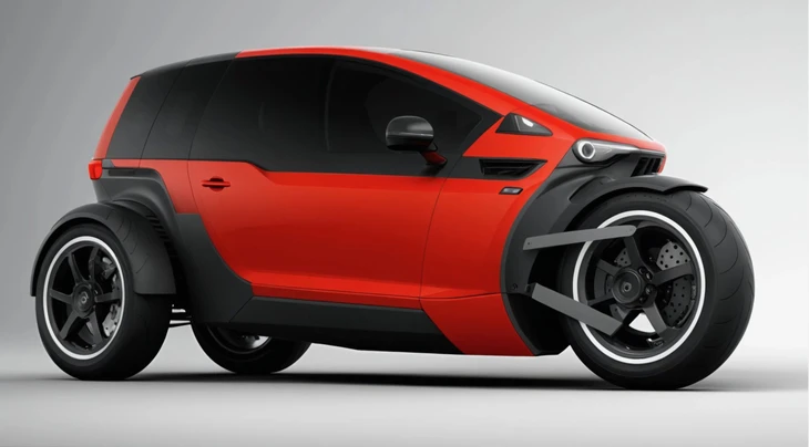 Xe máy điện 3 bánh tự cân bằng, 225km/sạc, tự điền vào chỗ trống hợp pháp, thách thức cả Tesla - Ảnh 3.