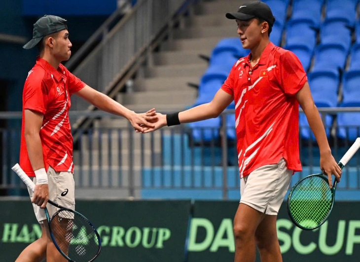 Tuyển Davis Cup Việt Nam trụ hạng nhóm III thành công - Ảnh 3.