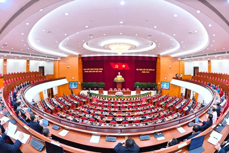 Bế mạc Hội nghị lần thứ 12 Ban Chấp hành Trung ương Đảng khóa XIII - Ảnh 2.