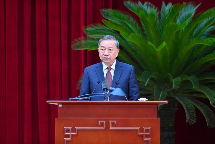 Phát biểu của Tổng Bí thư Tô Lâm tại Phiên Bế mạc Hội nghị lần thứ 12 Ban Chấp hành Trung ương Đảng - Ảnh 1.